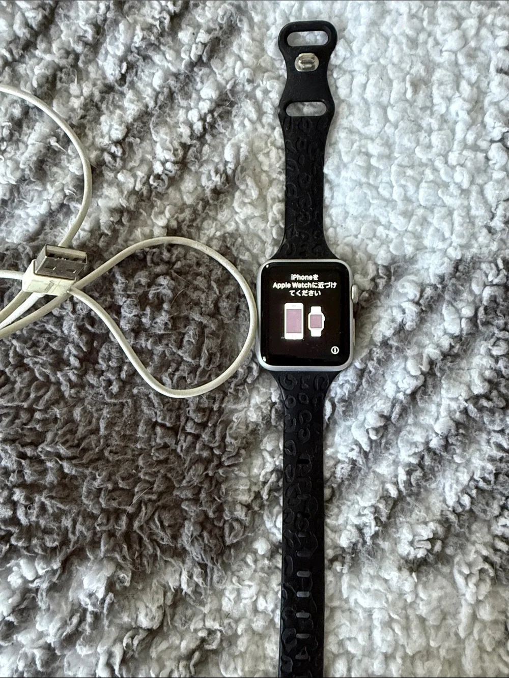 Apple Watch in Black with Black Sport Band